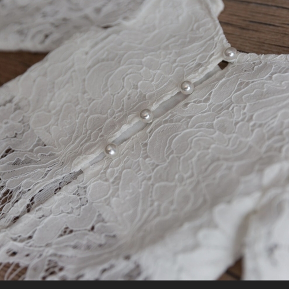 Two Piece Crochet Lace Flower Girl Top, Blush Pink Tulle Princess Tutu Skirt - Picture 11 of 11